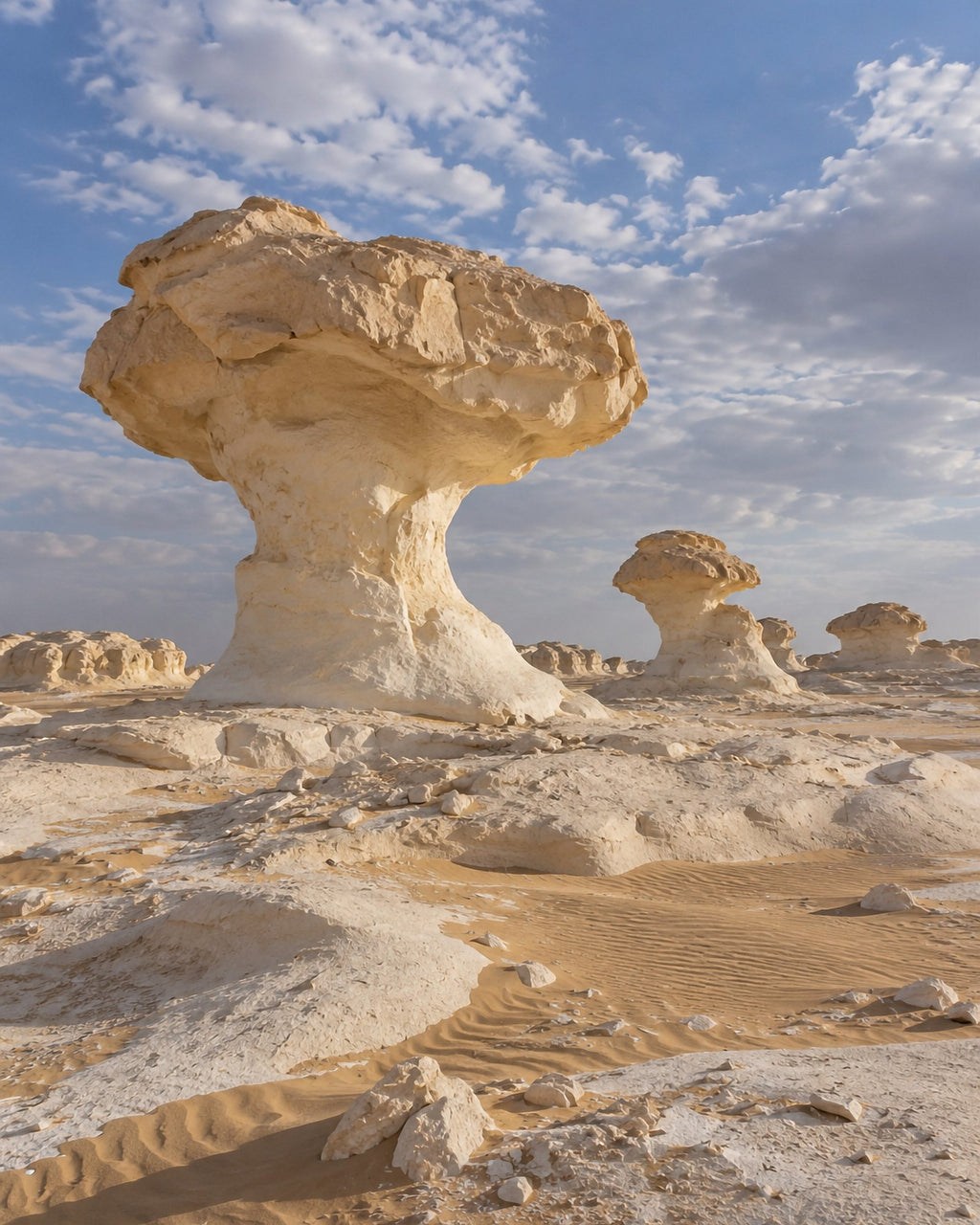 Poster encadré Desert Blanc, Egypte — photo 3