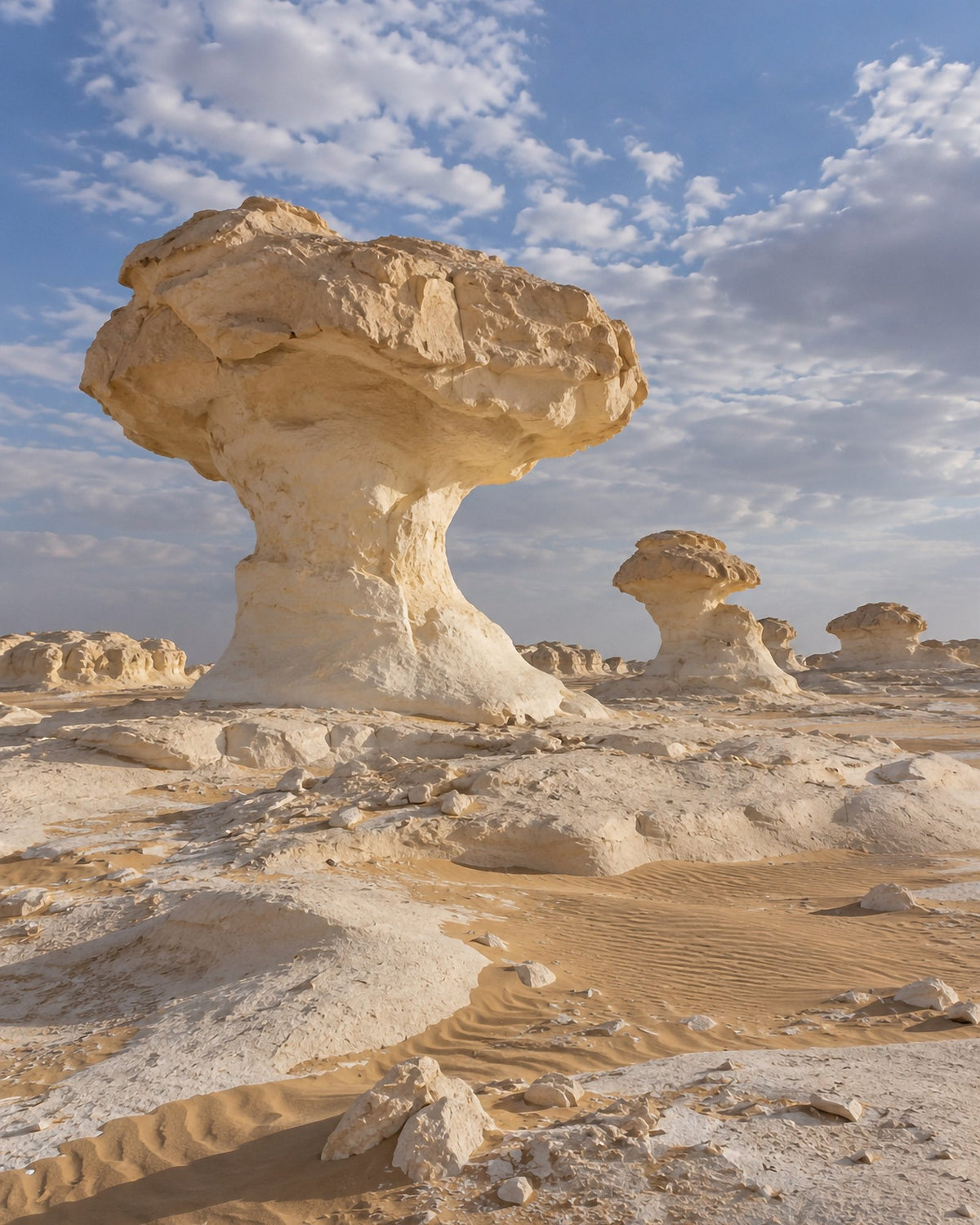 Poster encadré Desert Blanc, Egypte — photo 3