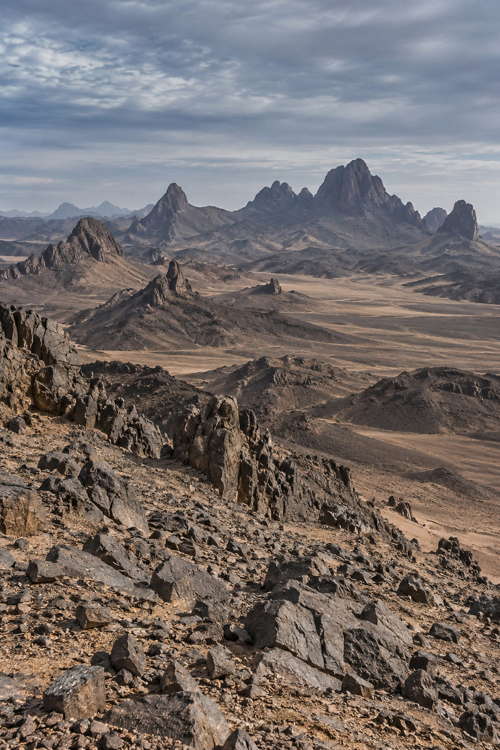 Affiche nature Massif du Hoggar, Algérie — aperçu