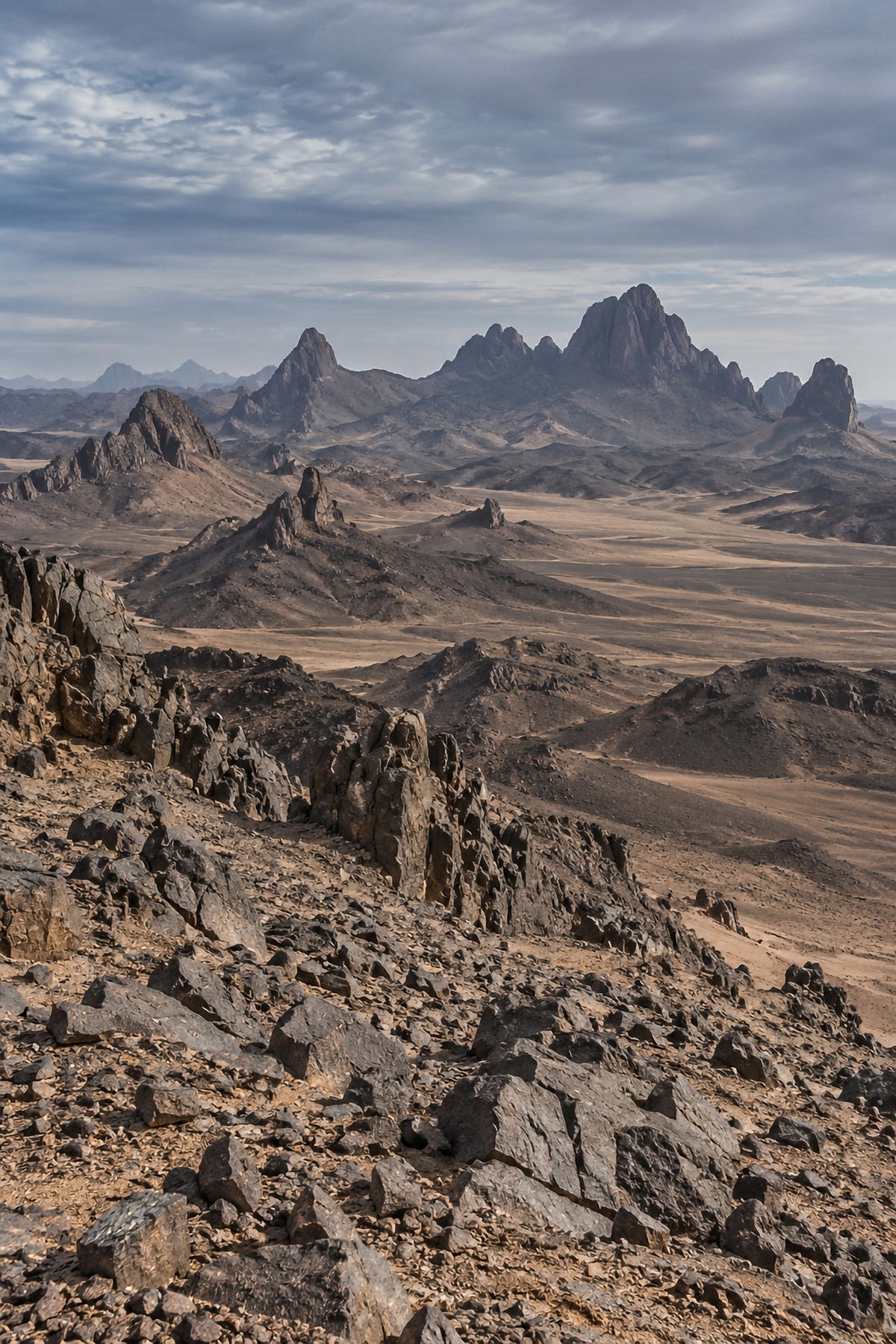 Affiche nature Massif du Hoggar, Algérie — aperçu