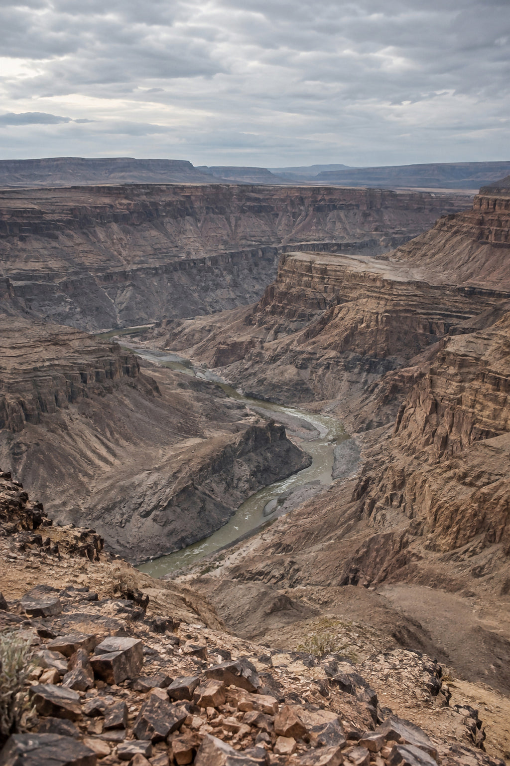 Affiche nature Fish River Canyon, Namibie — aperçu