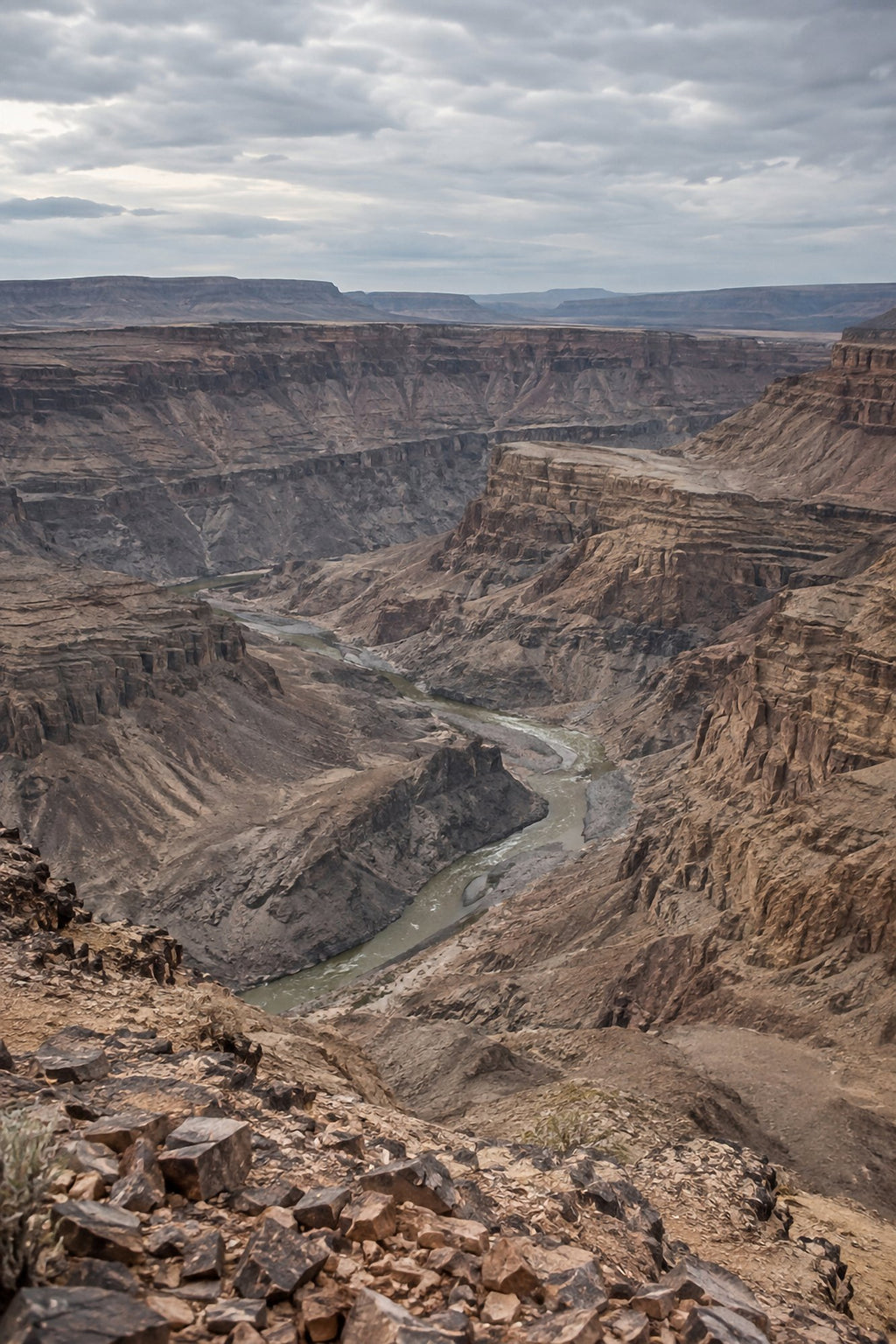 Poster encadré Fish River Canyon, Namibie — photo 1