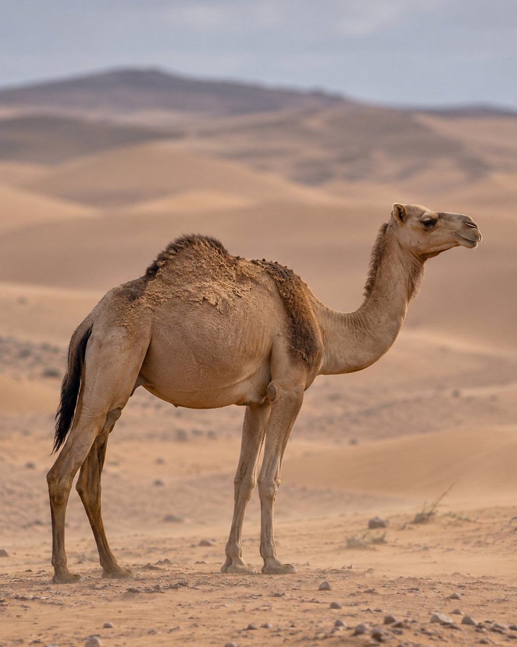 Poster encadré Dromadaire dans les dunes — photo 3