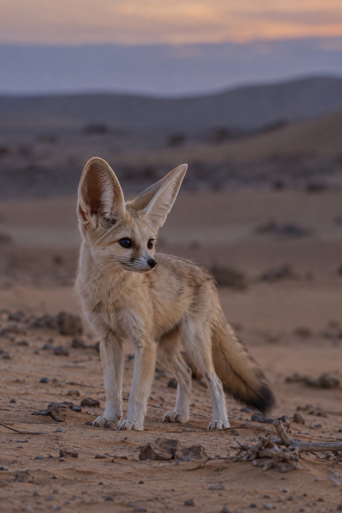Affiche animaux sauvages Renard fennec — aperçu