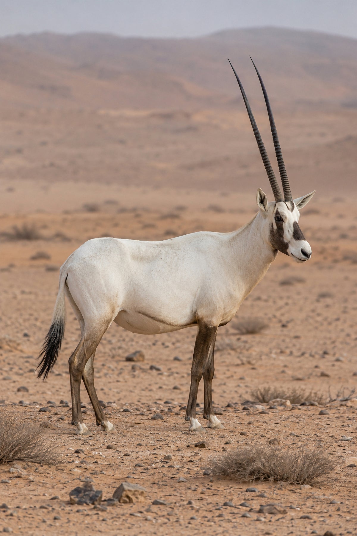 Affiche animaux sauvages Oryx d'Arabie — aperçu