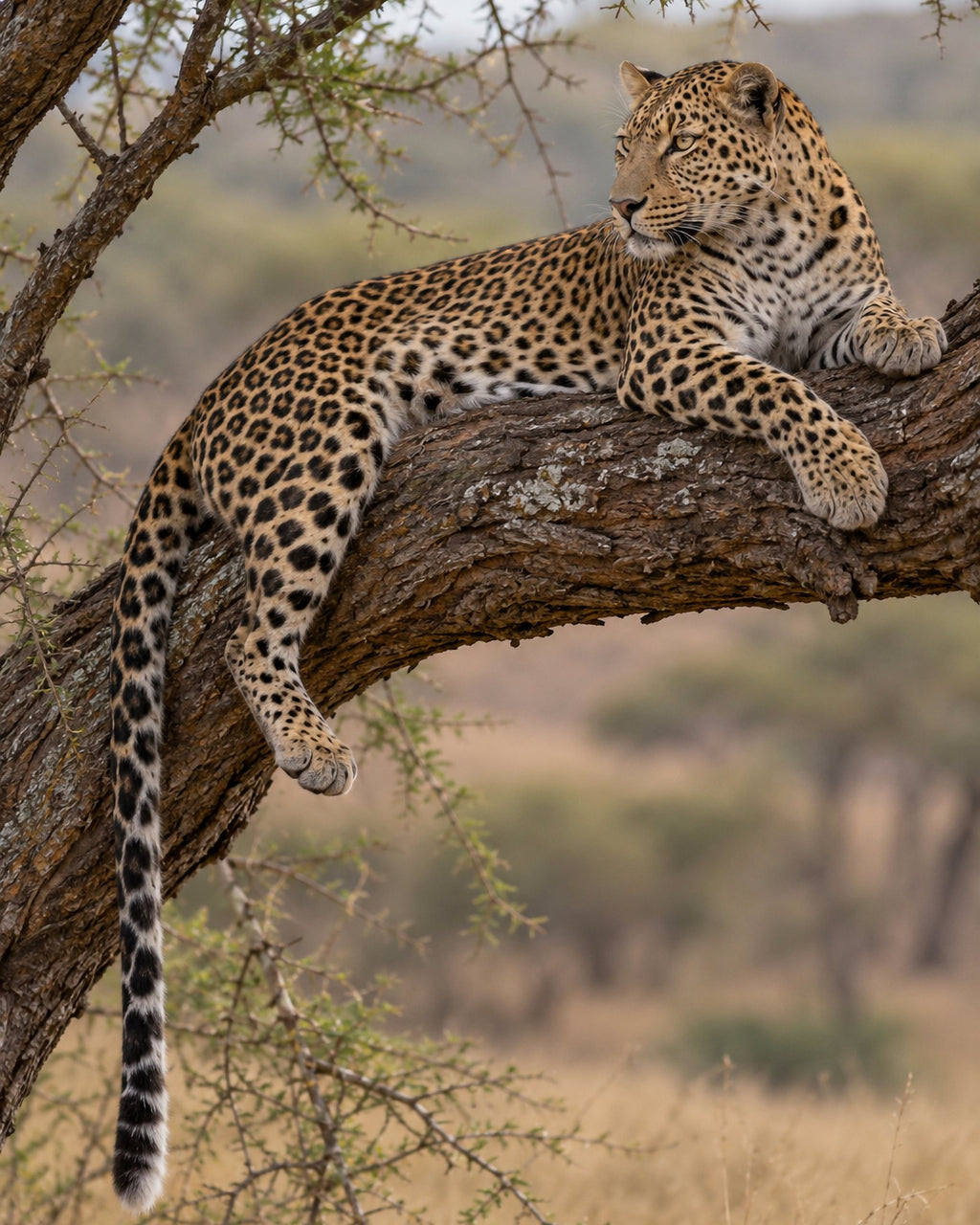 Poster encadré Leopard dans l'acacia — photo 3