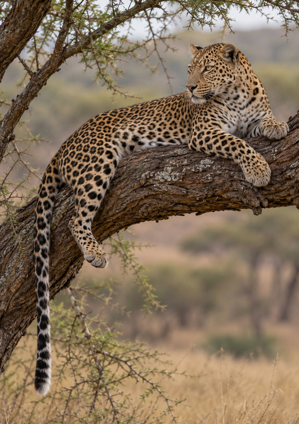 Poster encadré Leopard dans l'acacia — photo 5