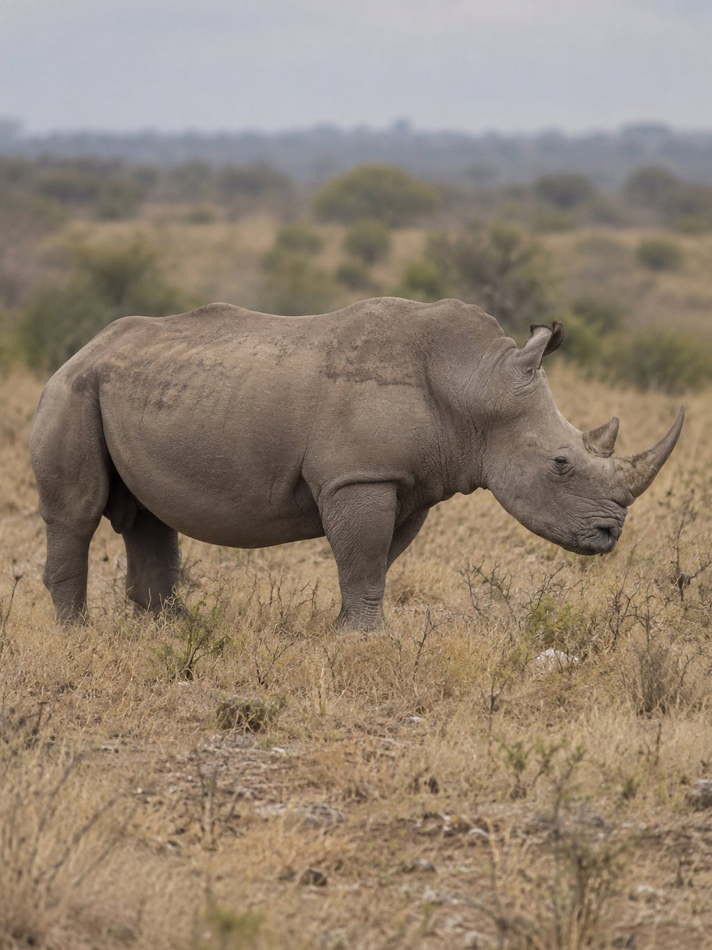 Poster encadré Rhinoceros blanc — photo 2