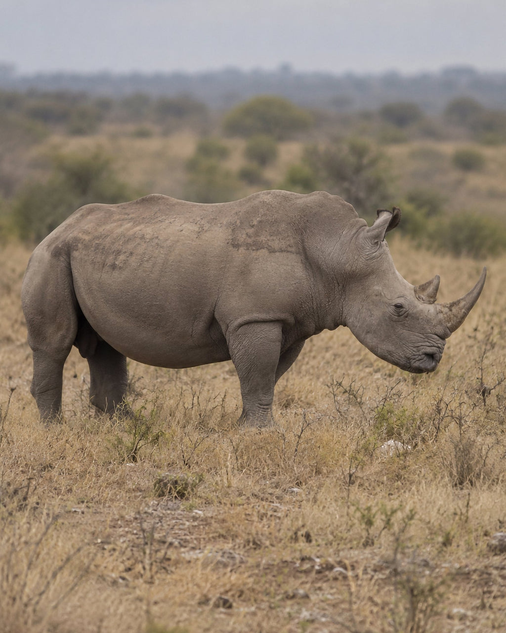 Poster encadré Rhinoceros blanc — photo 3