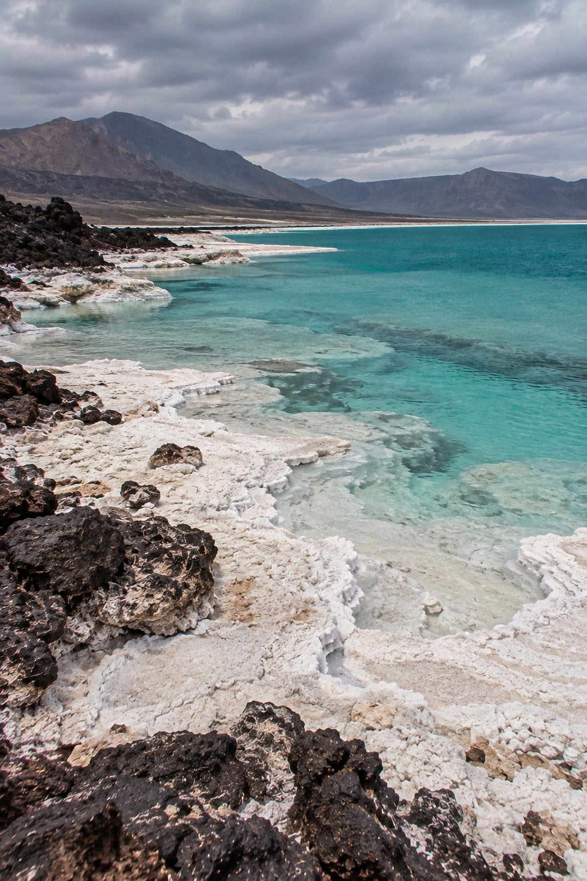 Affiche nature Lac Assal, Djibouti — aperçu