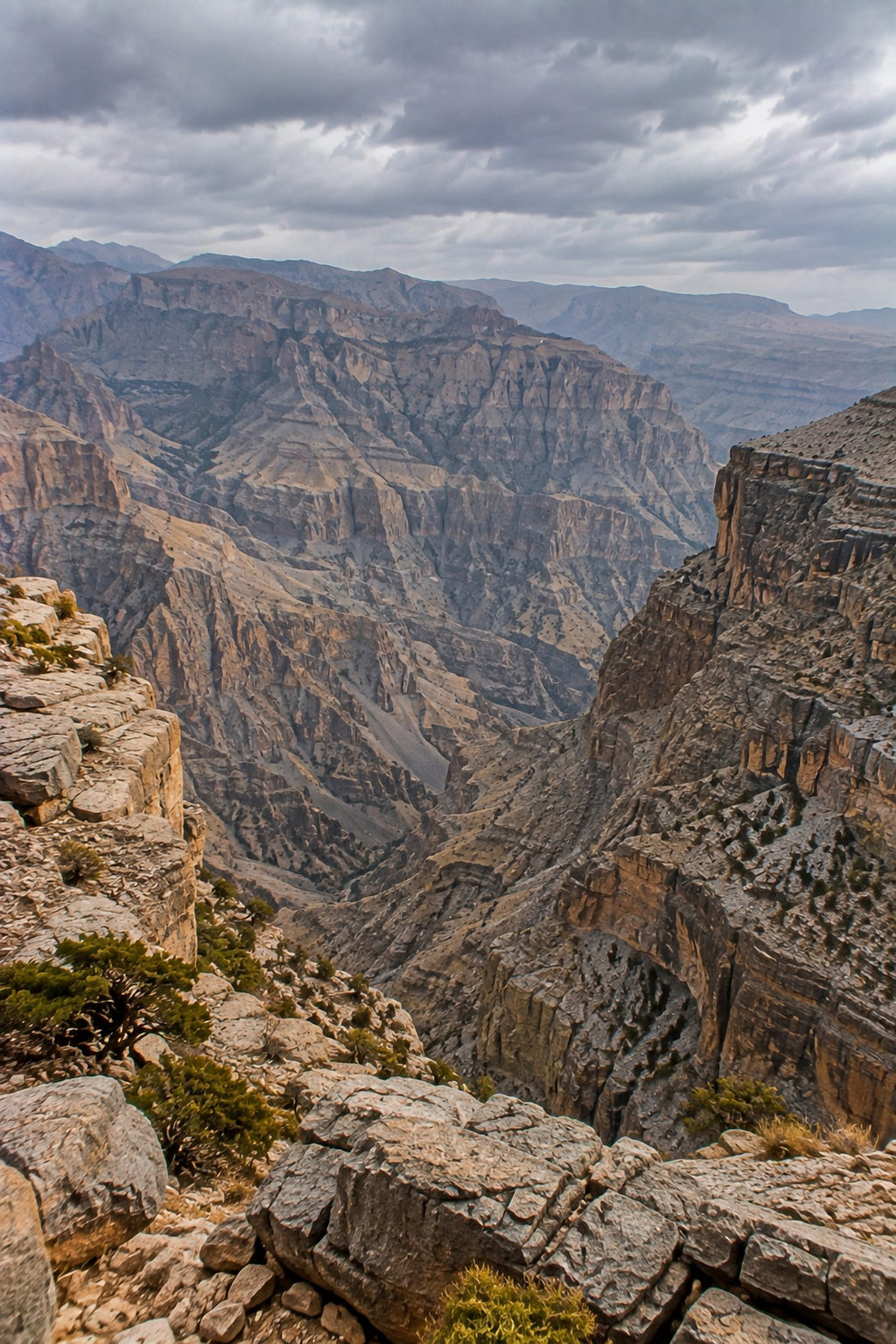 Poster encadré Jebel Shams, Oman — photo 1