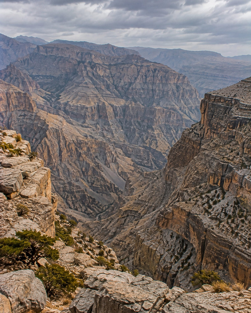 Poster encadré Jebel Shams, Oman — photo 3