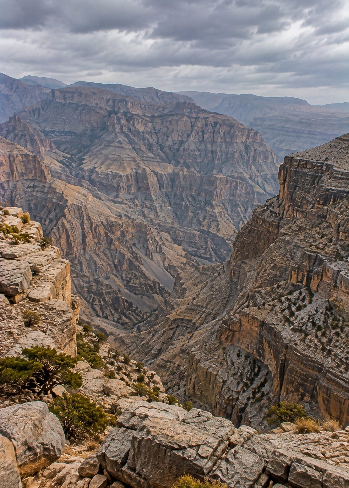 Poster encadré Jebel Shams, Oman — photo 4