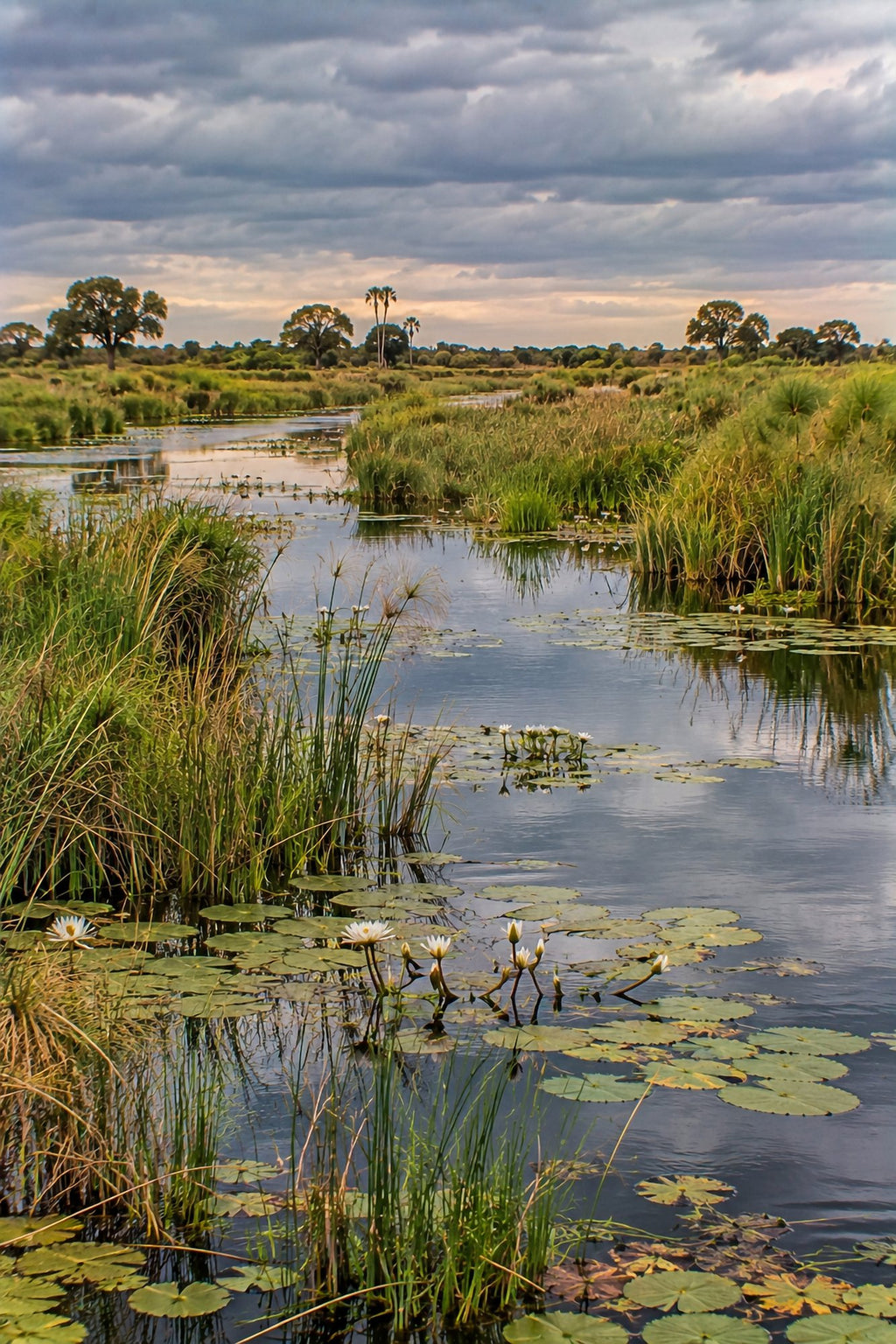 Poster encadré Delta de l'Okavango — photo 1