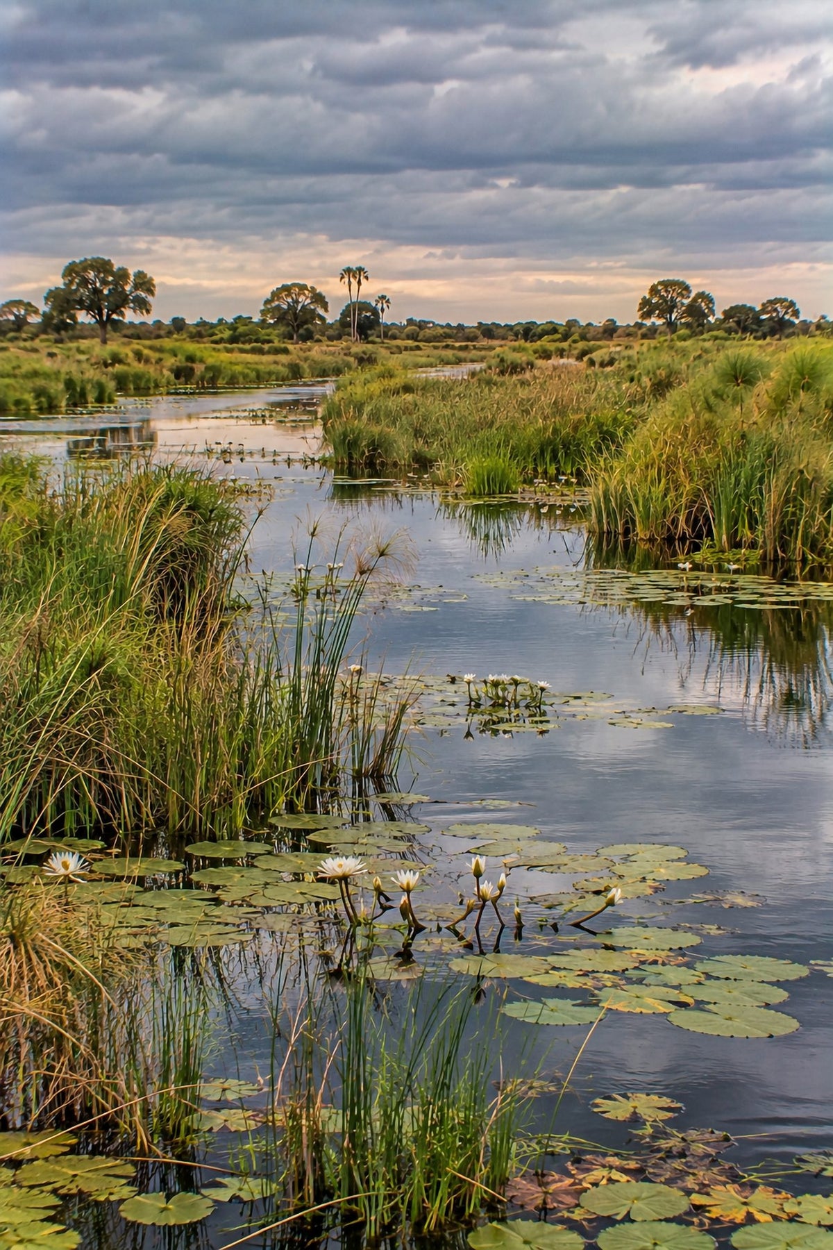 Poster encadré Delta de l'Okavango — photo 1