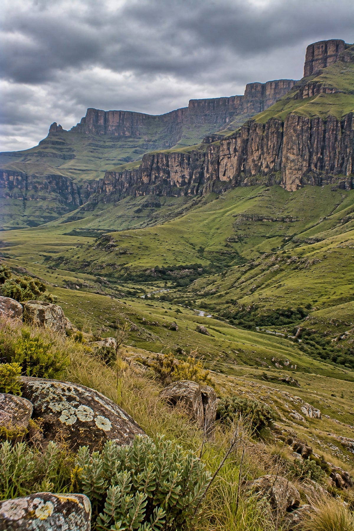 Affiche nature Drakensberg, Afrique du Sud — aperçu