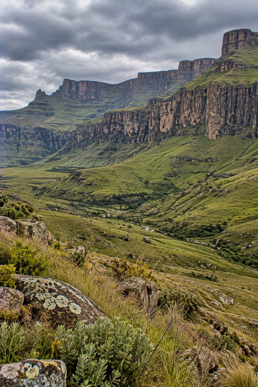 Poster encadré Drakensberg, Afrique du Sud — photo 1