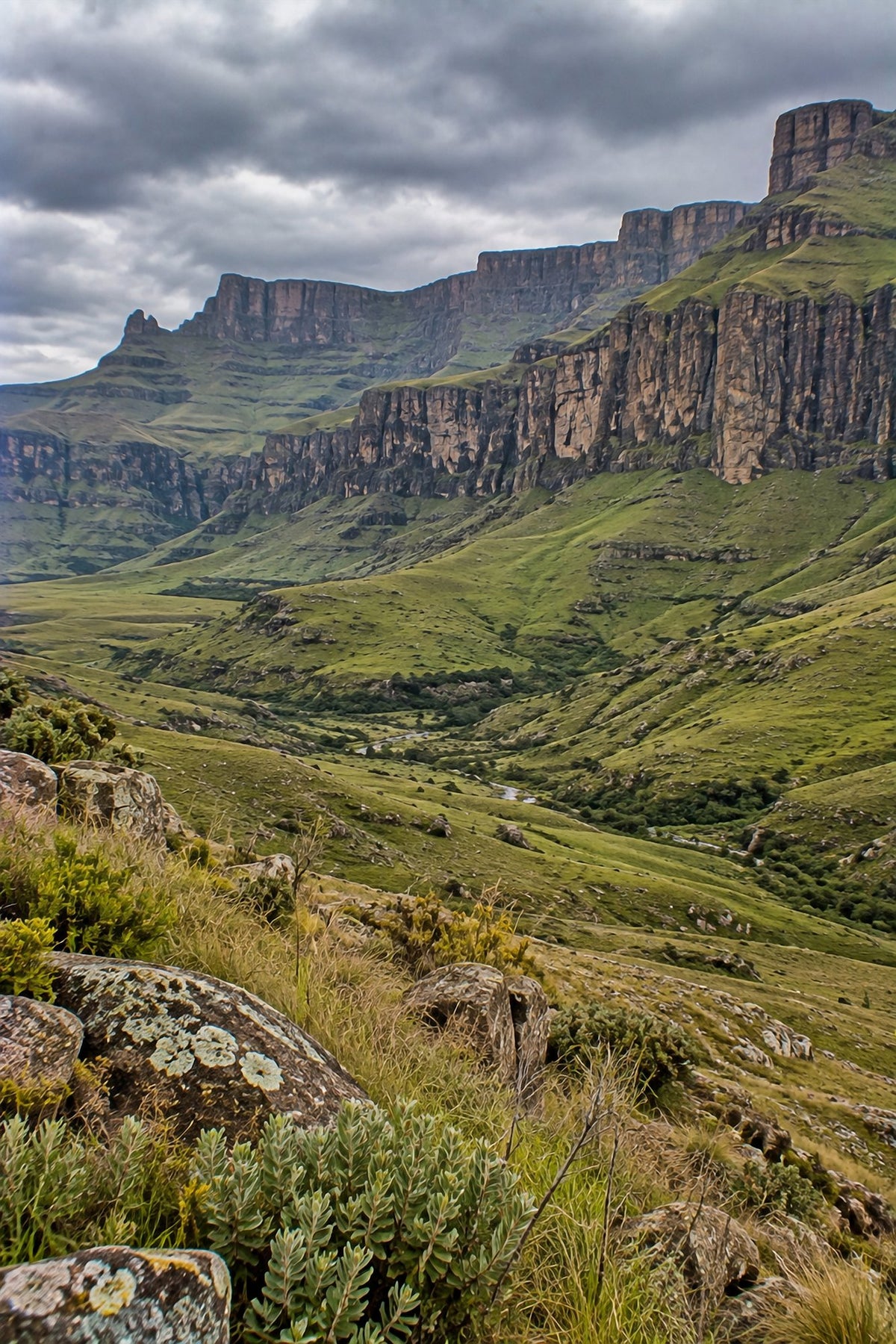 Poster encadré Drakensberg, Afrique du Sud — photo 1
