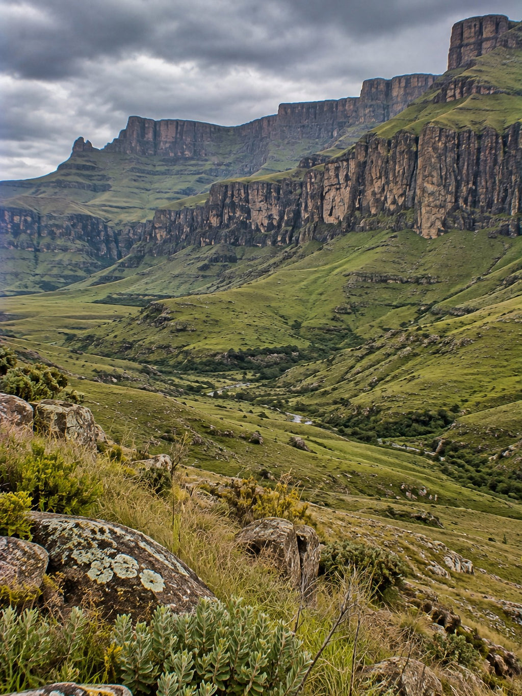 Poster encadré Drakensberg, Afrique du Sud — photo 2