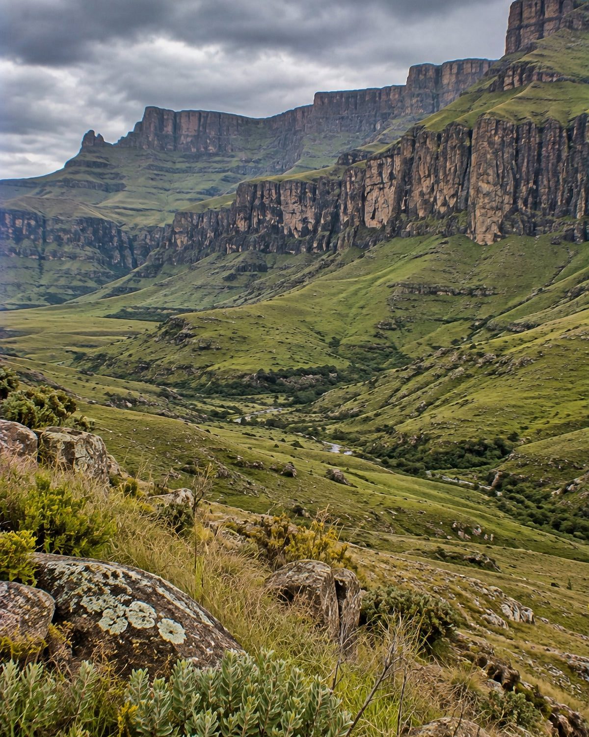 Poster encadré Drakensberg, Afrique du Sud — photo 3