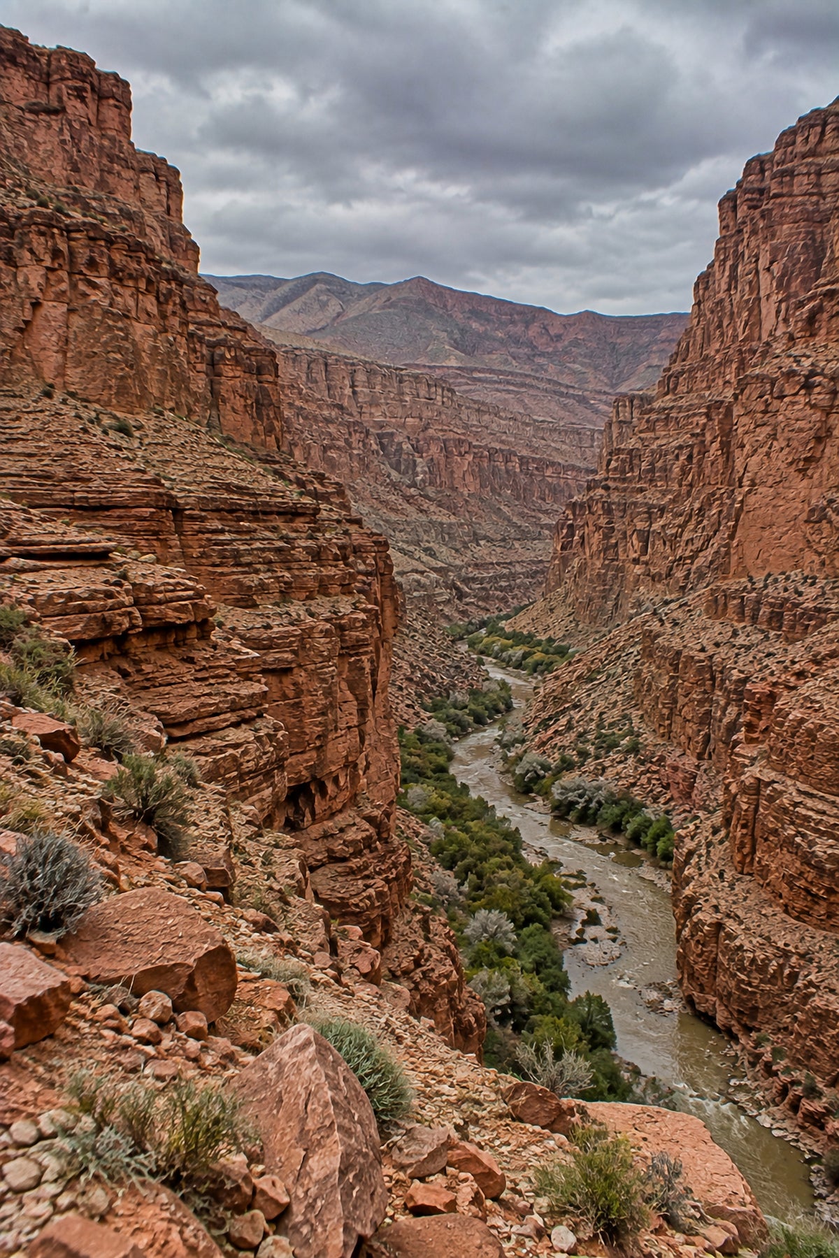 Affiche nature Gorges du Dadès, Maroc — aperçu