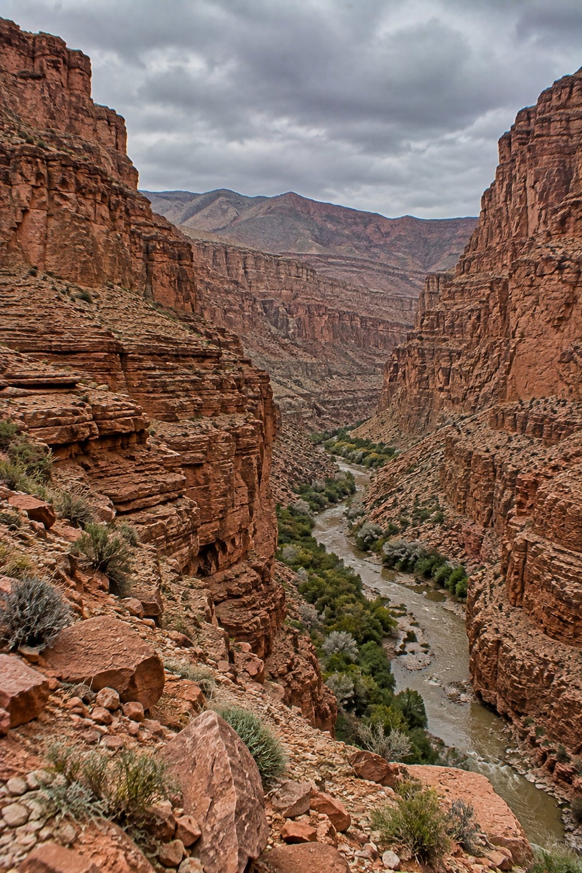 Poster encadré Gorges du Dades, Maroc — photo 1