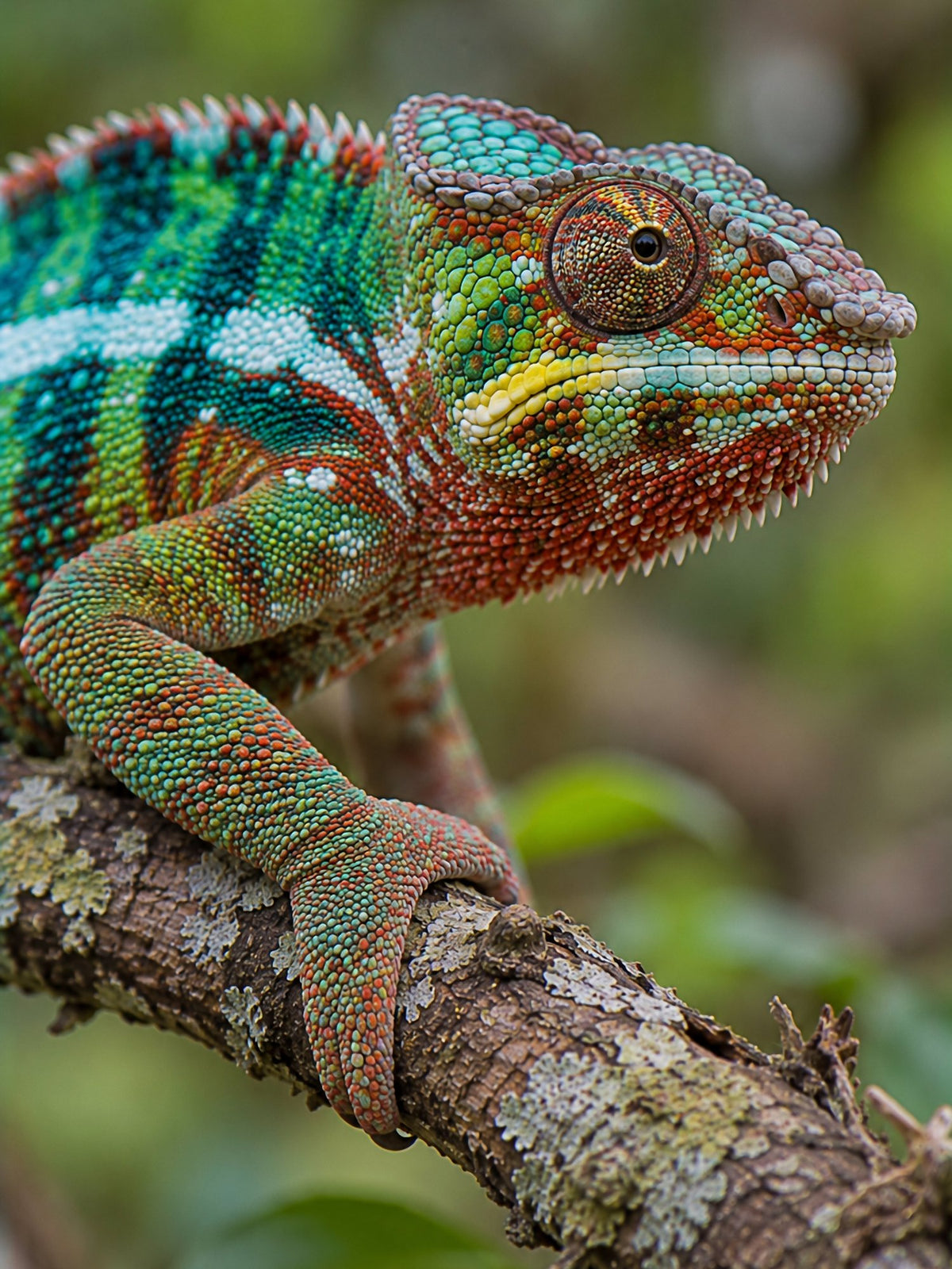 Poster encadré Cameleon panthere — photo 2