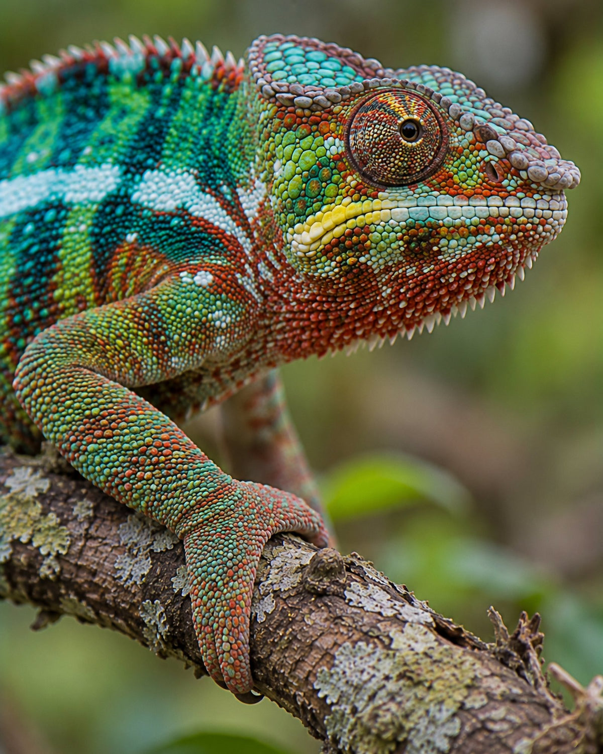 Poster encadré Cameleon panthere — photo 3