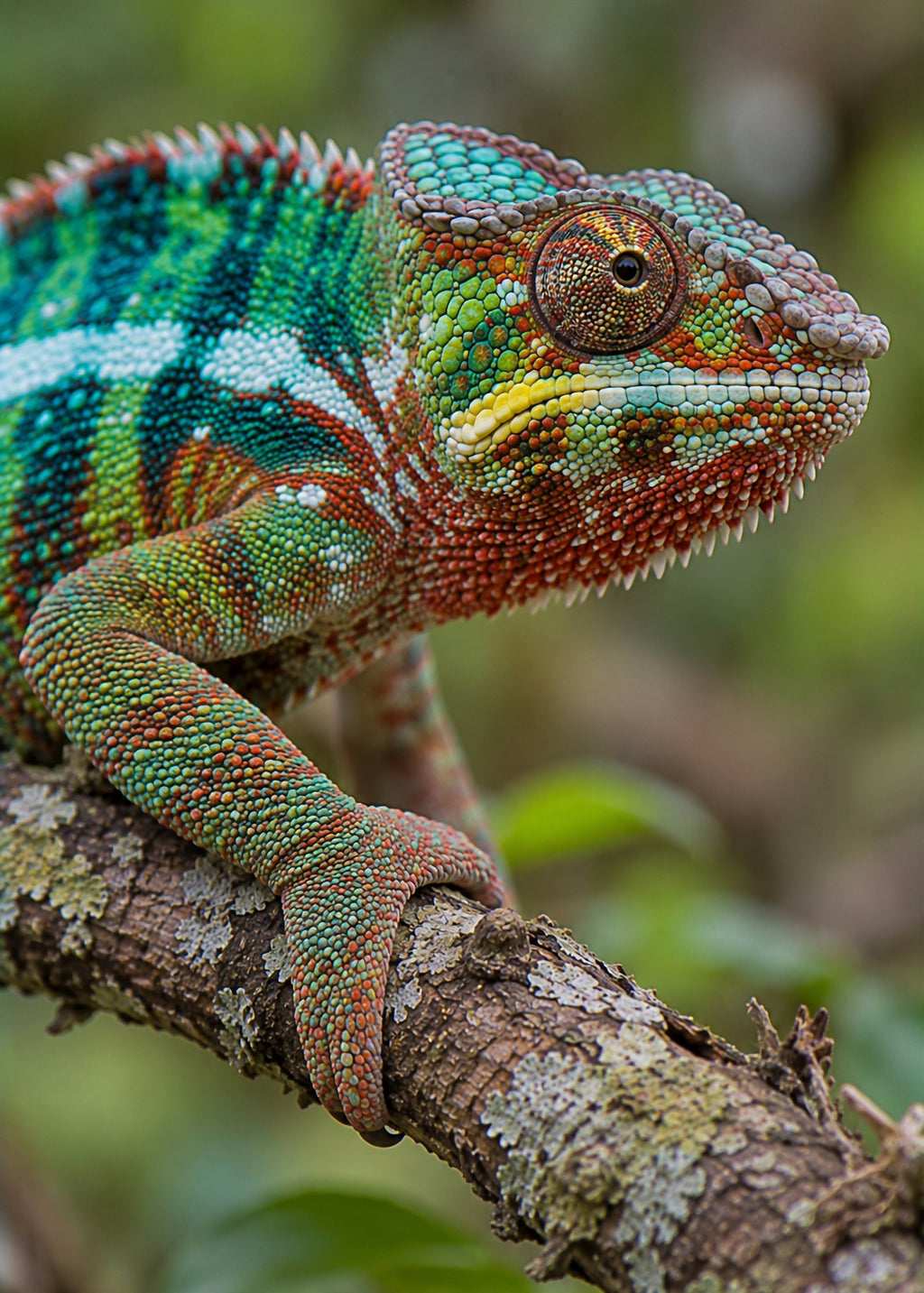 Poster encadré Cameleon panthere — photo 4
