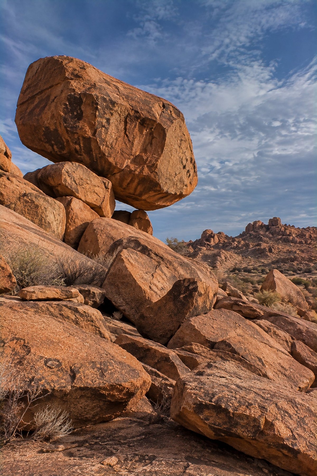 Poster encadré Twyfelfontein, Namibie — format 2x3