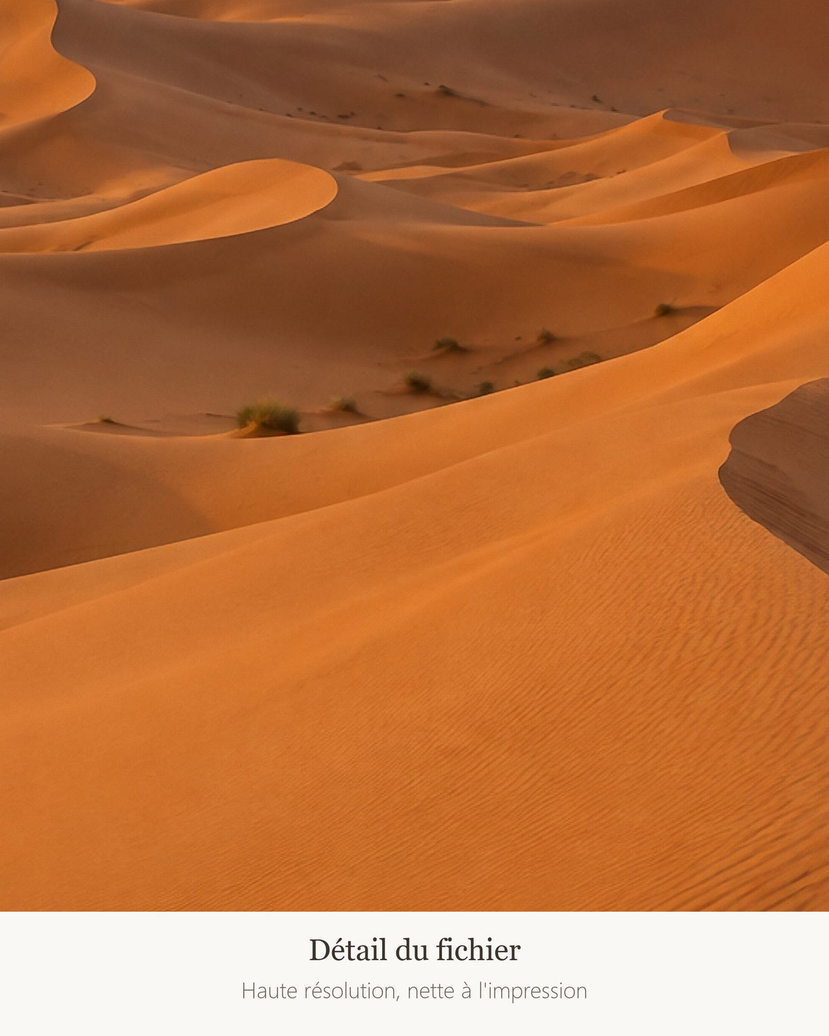 Poster Erg Chebbi Maroc à Imprimer - Affiche Nature - Décoration Murale - Téléchargement Numérique