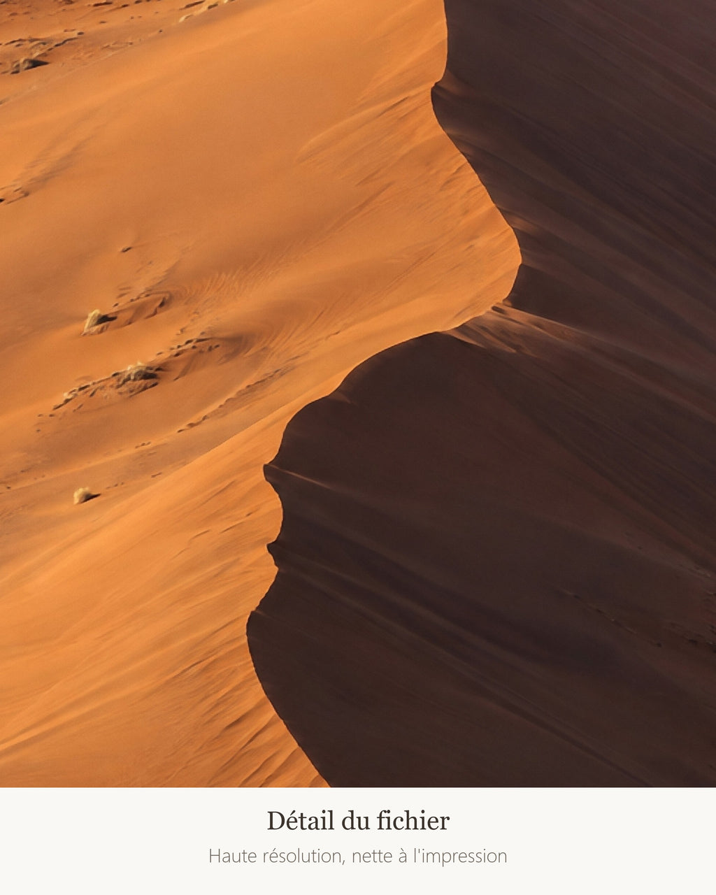 Poster Dune de Sossusvlei Namibie à Imprimer - Affiche Nature - Décoration Murale - Téléchargement Numérique