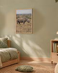 Poster Rhinocéros blanc à Imprimer - Affiche Animaux Sauvages - Décoration Murale - Téléchargement Numérique