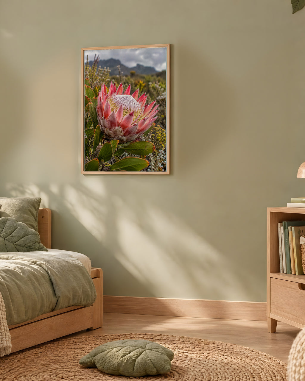Poster Protée du fynbos à Imprimer - Affiche Nature - Décoration Murale - Téléchargement Numérique