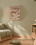 Poster Gazelle dorcas à Imprimer - Affiche Animaux Sauvages - Décoration Murale - Téléchargement Numérique