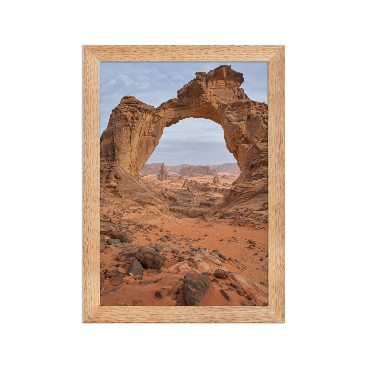 Poster encadré chêne Arche de l'Ennedi Tchad - aperçu 1