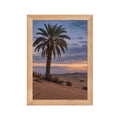 Poster encadré chêne Palmier dattier sur dune - aperçu 1