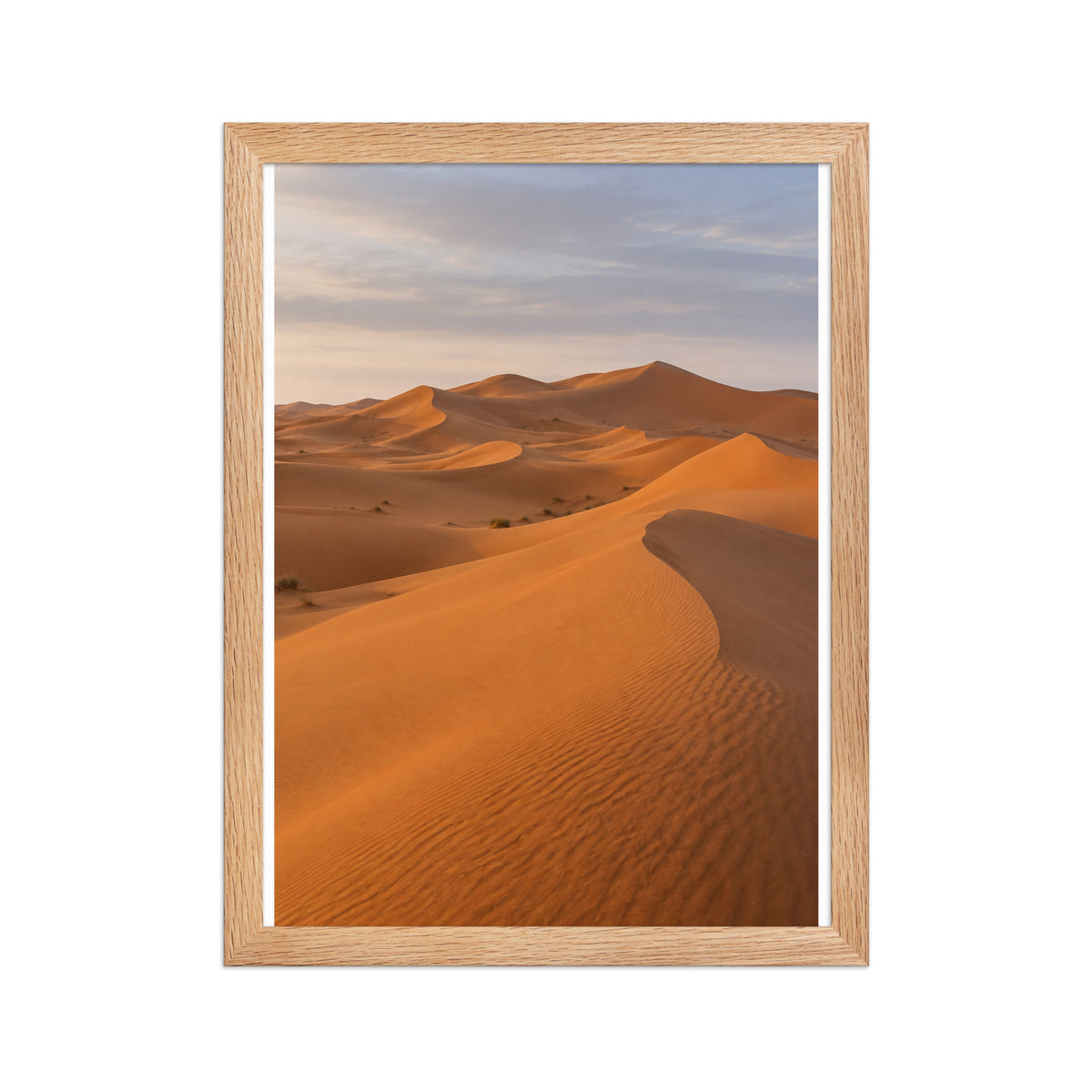 Poster encadré chêne Erg Chebbi Maroc - aperçu 2