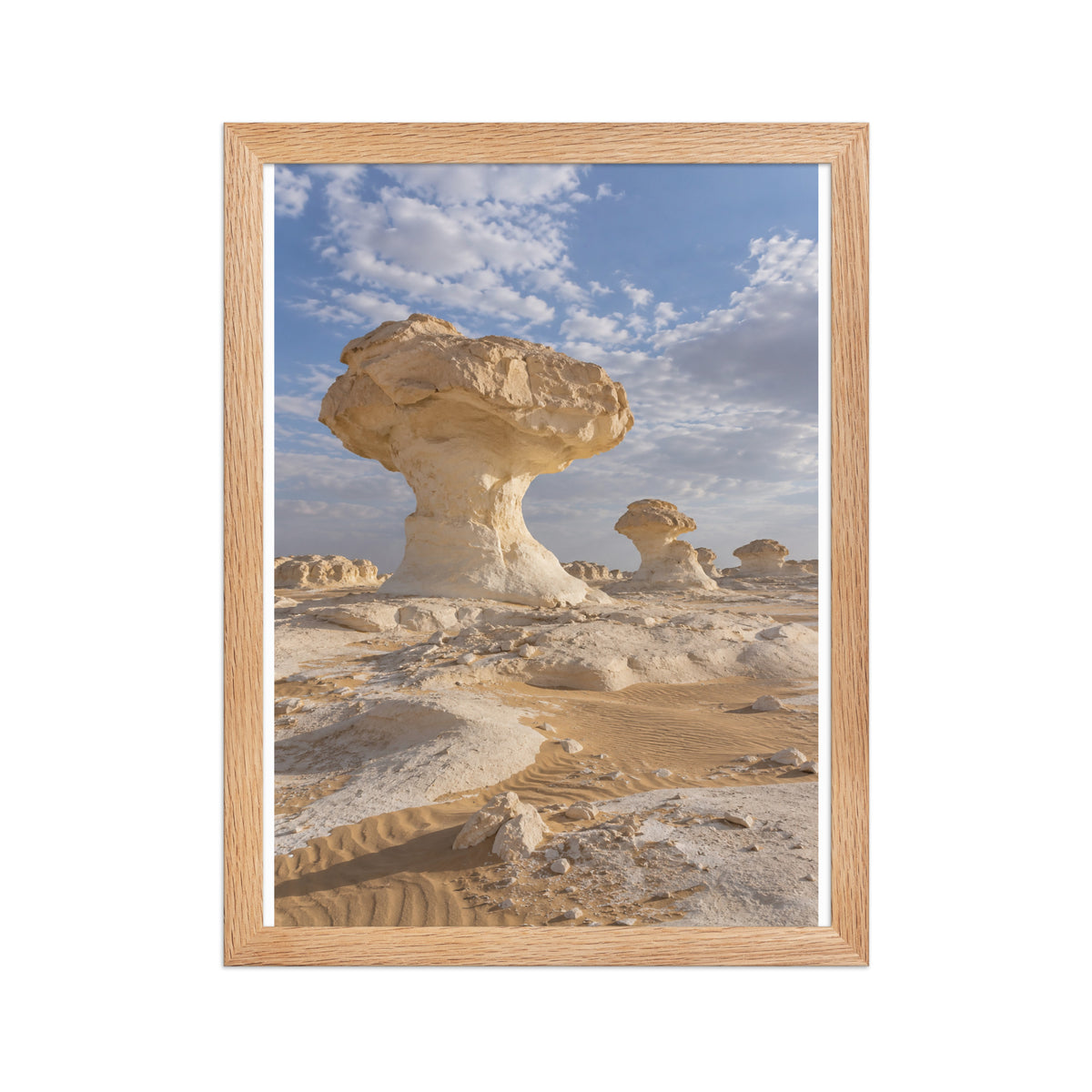 Poster encadré chêne Désert Blanc Égypte - aperçu 2