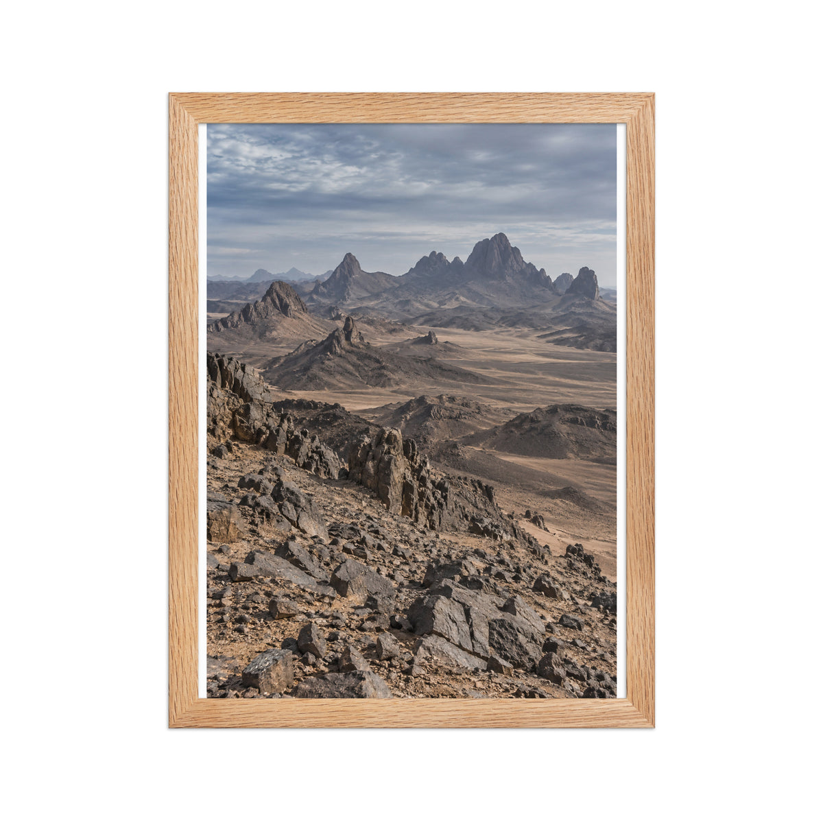 Poster encadré chêne Massif du Hoggar Algérie - aperçu 2
