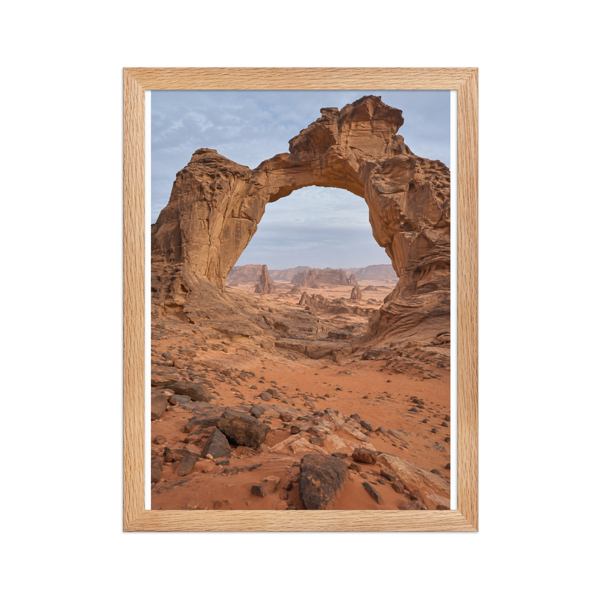 Poster encadré chêne Arche de l'Ennedi Tchad - aperçu 2