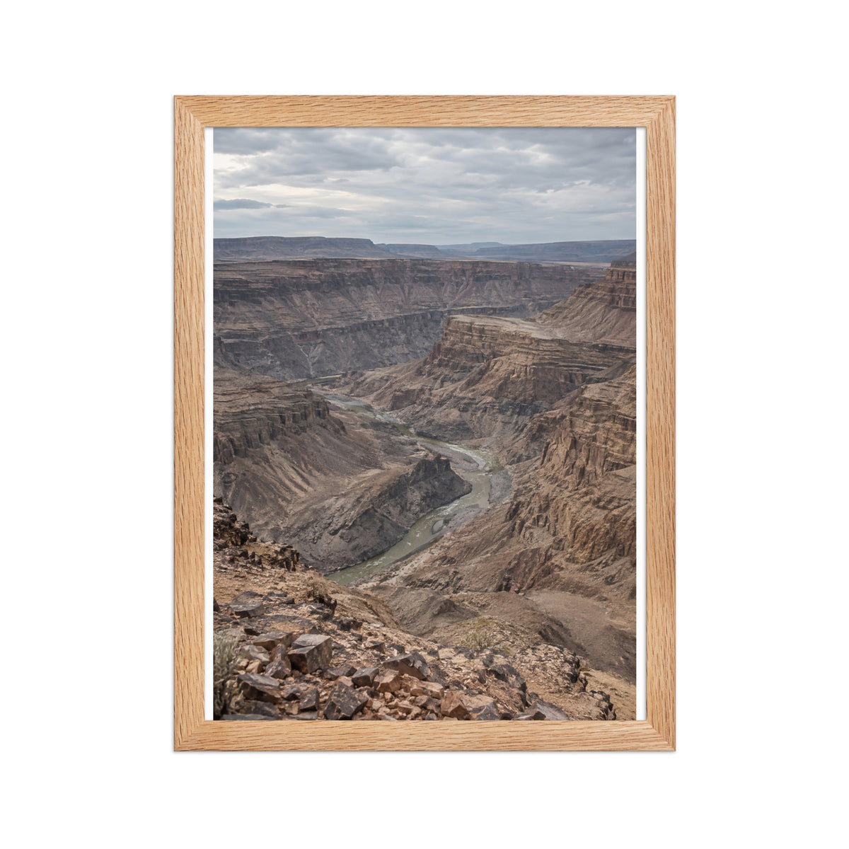 Poster encadré chêne Fish River Canyon Namibie - aperçu 2