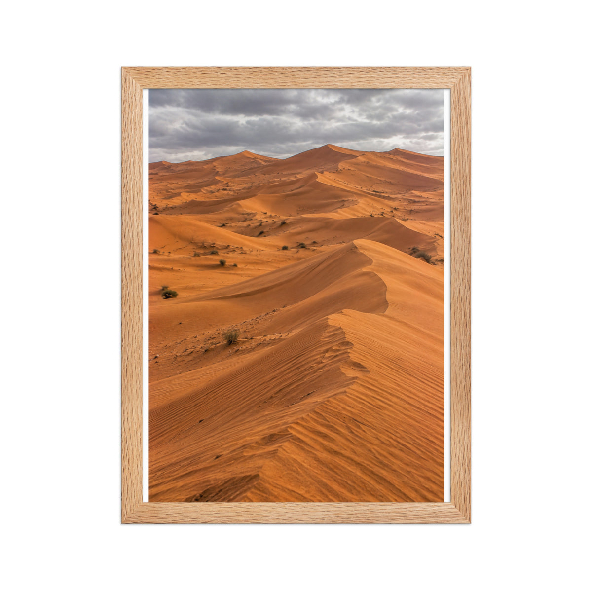 Poster encadré chêne Wahiba Sands Oman - aperçu 2