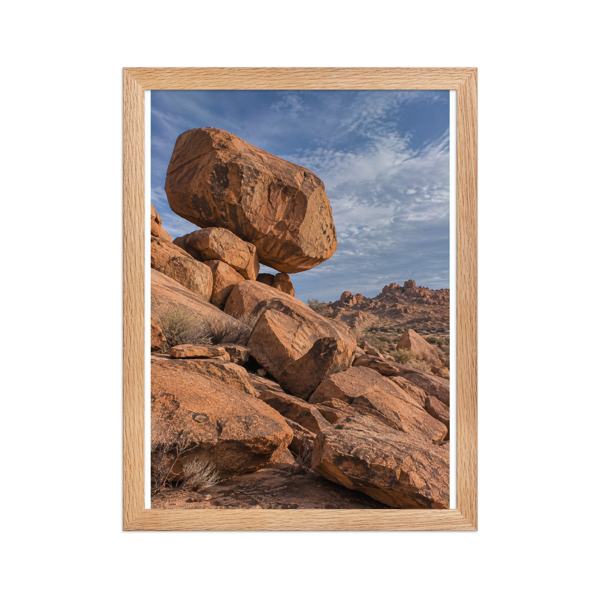 Poster encadré chêne Twyfelfontein Namibie - aperçu 2