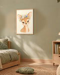 Poster Faon à Imprimer - Petit Explorateur - Décoration Chambre Enfant Aquarelle - Téléchargement Numérique