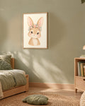 Poster Lapereau à Imprimer - Animal Tout Doux - Décoration Chambre Enfant Aquarelle - Téléchargement Numérique