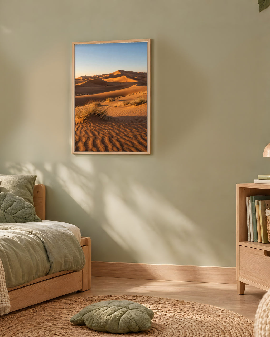 Poster Dunes du Désert à Imprimer - Affiche Nature - Décoration Murale - Téléchargement Numérique