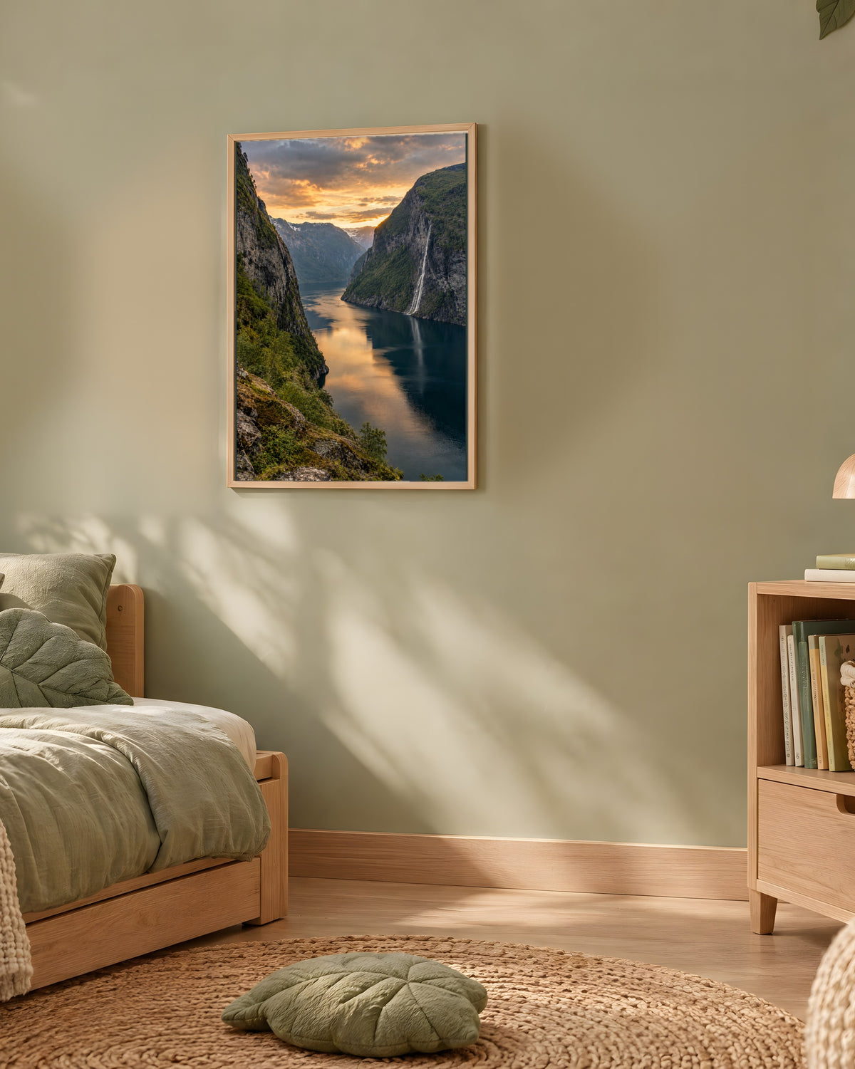 Poster Fjord Norvégien à Imprimer - Affiche Nature - Décoration Murale - Téléchargement Numérique