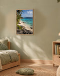 Poster Plage tropicale à Imprimer - Affiche Nature - Décoration Murale - Téléchargement Numérique