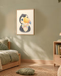 Poster Toucan à Imprimer - Animal Exotique - Décoration Chambre Enfant Aquarelle - Téléchargement Numérique